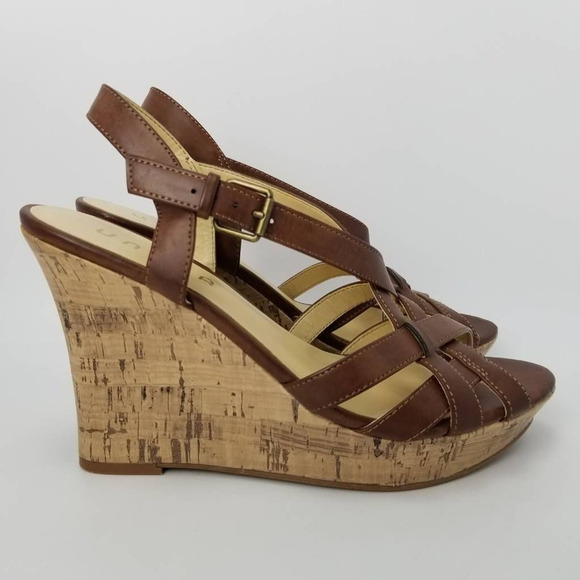 Unisa Womens Unalason J Wedge Heels Sandal Size 8.5 M - Picture 1 of 12